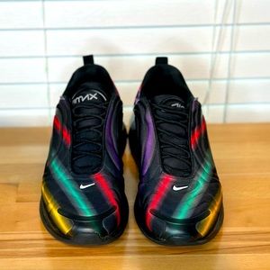 Nike Air Max 720. Size 10. Black/multi color.